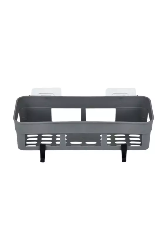 İkili Yapışkan Mutfak Banyo Organizeri Seti, Antrasit - 5