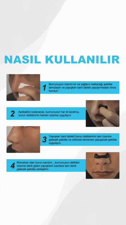 Manyetik Burun Bandı Başlangıç Kiti +15 Gün Hediyeli - 4