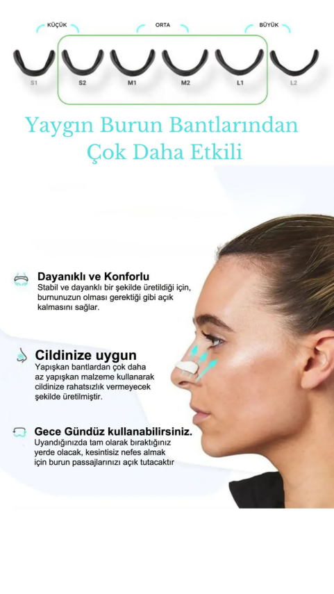 Manyetik Burun Bandı Başlangıç Kiti +45 Gün Hediyeli - 3