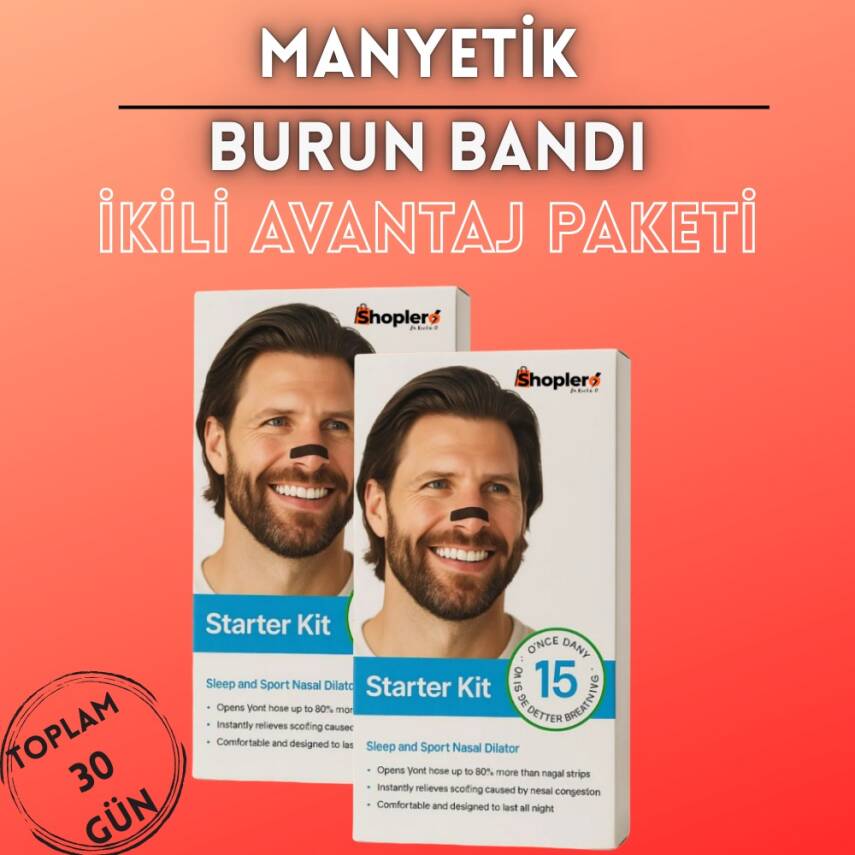 Mıknatıslı Burun Bandı 2’li Set – Horlama Azaltıcı - 5