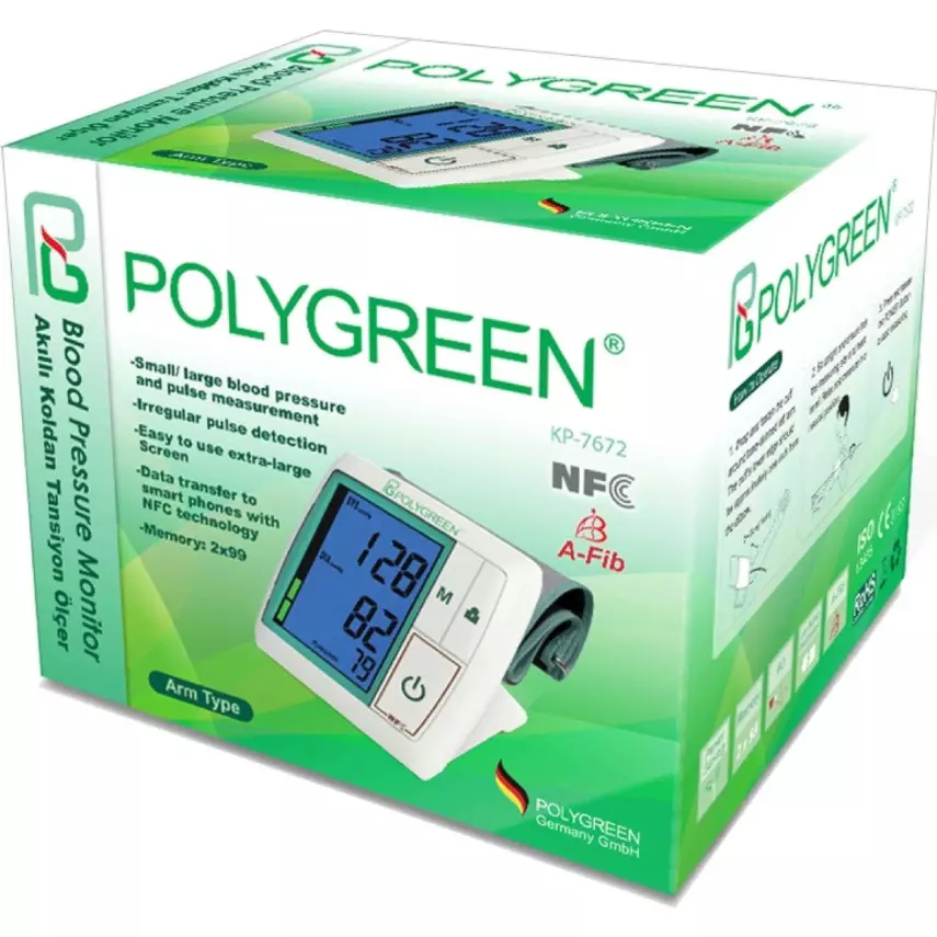 POLYGREEN KP 7672 Koldan Ölçümlü Tansiyon Aleti - 2