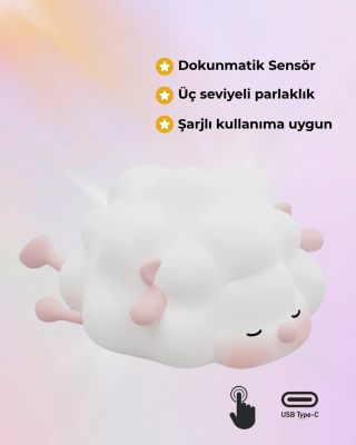 Silikon Koyun Gece Lambası - 2