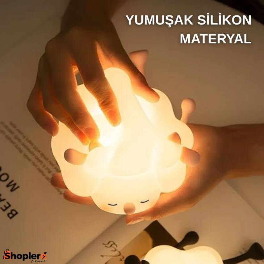 Silikon Koyun Gece Lambası - 4
