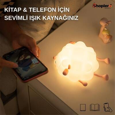 Silikon Koyun Gece Lambası - 5