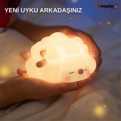 Silikon Koyun Gece Lambası - 6