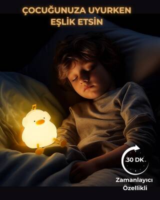 Silikon Ördek Gece Lambası - 9