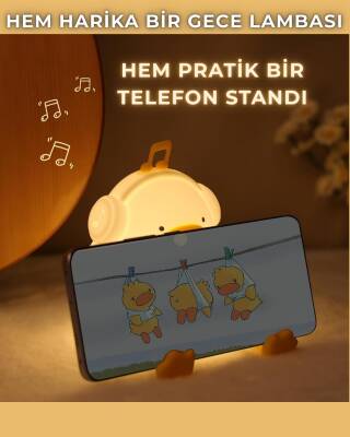 Silikon Ördek Gece Lambası - 10