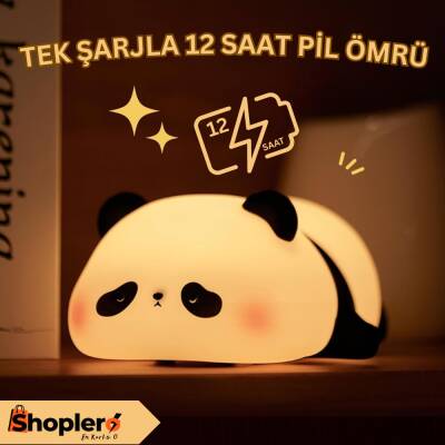 Silikon Panda Gece Lambası - 2
