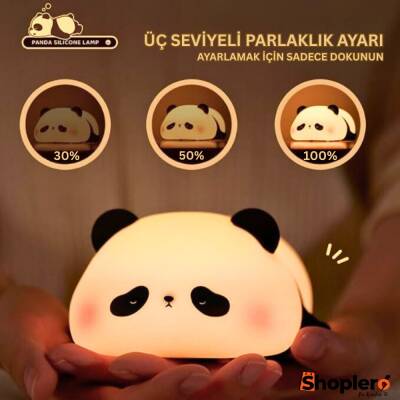 Silikon Panda Gece Lambası - 4