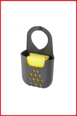 Üçlü Antrasit Silikon Mutfak Seti, Lavabo Matı, Süzgeç, Sünger Askılık - 4