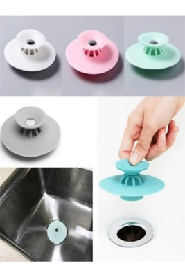 Üçlü Antrasit Silikon Mutfak Seti, Lavabo Matı, Süzgeç, Sünger Askılık - 7