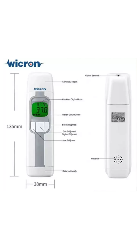 Wicron T-92 Dijital Ateş Ölçer - 1
