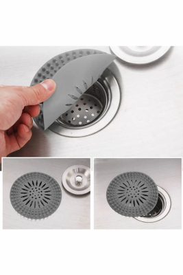 Yuvarlak Lavabo Banyo Süzgeç, Antrasit - Shoplero